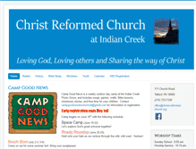 Tablet Screenshot of christ-reformed-church.org